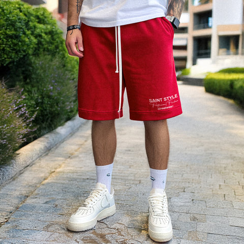 Pantaloni scurti OVERSIZE Essential Red