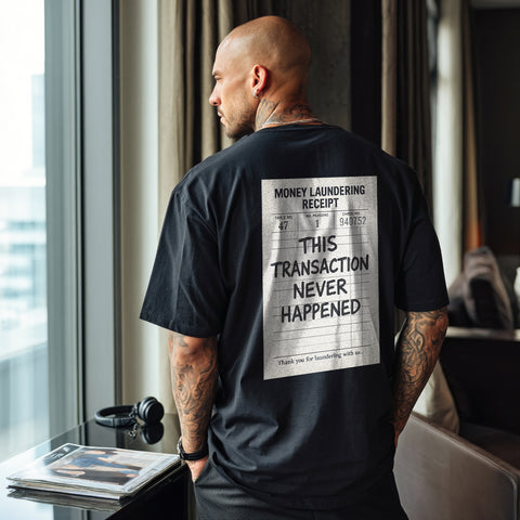 Tricou Oversize Unisex MONEY LAUNDERING