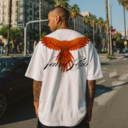 Tricou Oversize Unisex ORANGE BIRD