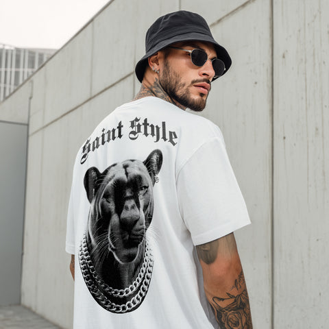 Tricou Oversize Unisex PANTHER CHAIN