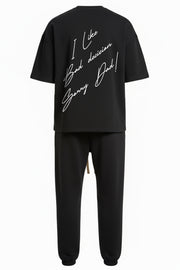 Set Loose-Fit Tricou+Pantaloni BAD DECISION