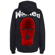 Hanorac Oversize Unisex WANTED RD Black