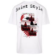 Tricou Oversize Unisex TROUGH LOVE White