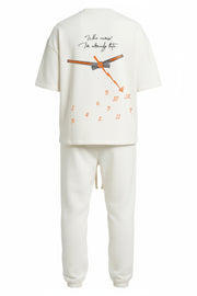 Set Loose-Fit Tricou+Pantaloni WHO CARES