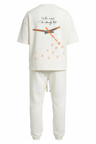 Set Loose-Fit Tricou+Pantaloni WHO CARES
