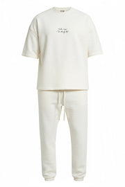 Set Loose-Fit Tricou+Pantaloni WHO CARES