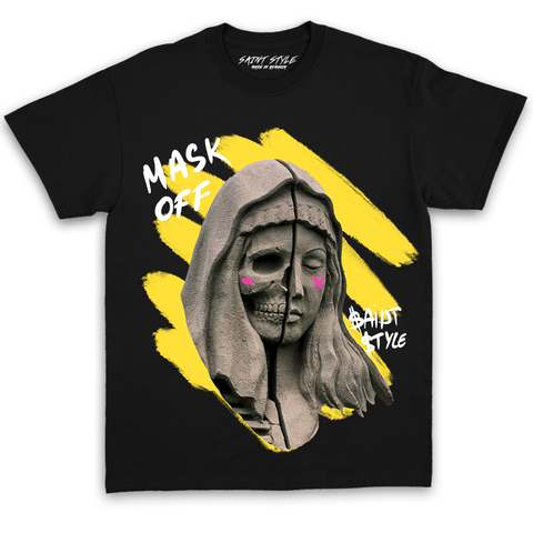 Tricou UNISEX MASK OFF STATUE Black