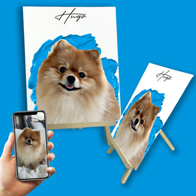 Tablou Canvas cu Blănosul Tău Slim