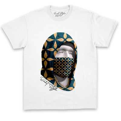 Tricou Unisex Statue Hood White