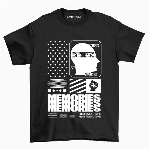 Tricou PREMIUM STR  MEMORIES Black