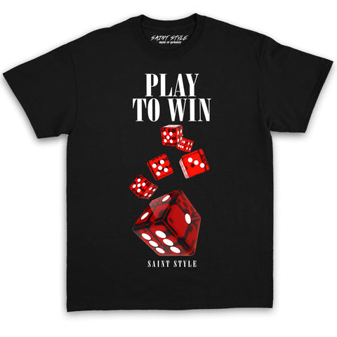 Tricou UNISEX PREMIUM Play To Win Black