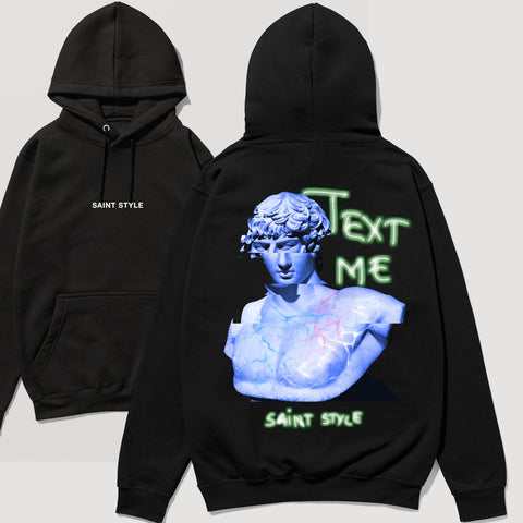 Hanorac UNISEX PREMIUM TEXT ME Black