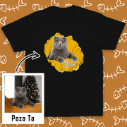 Tricou Negru cu Blănosul Tău