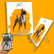 Tablou Canvas cu Blănosul Tău Slim